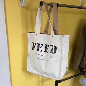 Feed Large Reversible Tote Bag